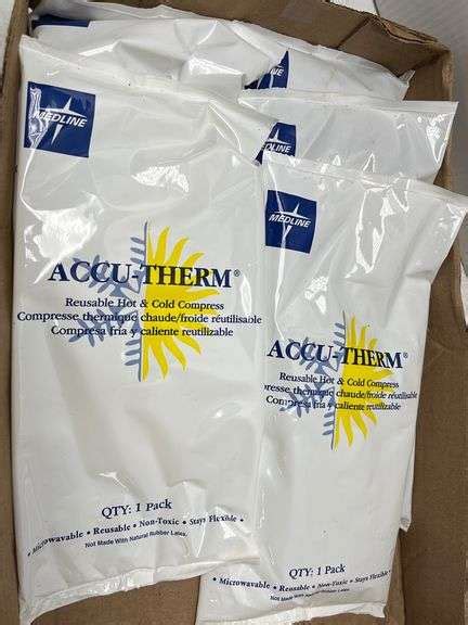 Medline Accu Therm Hot Cold Gel Packs Reusable X New Albrecht Auction Service