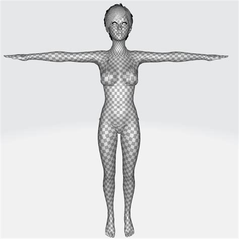 Aurora Realistic Girl In Bikini Low Poly 3D Model TurboSquid 2207623