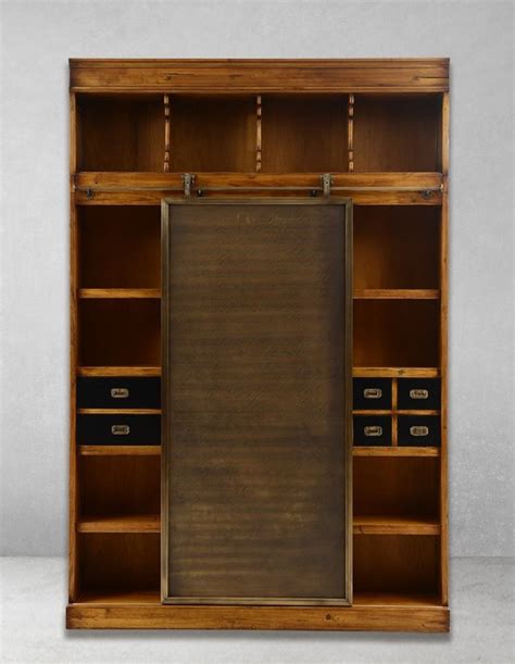 Casa Padrino Luxus Vintage Stil B Cherschrank Mit Schiebet R Braun