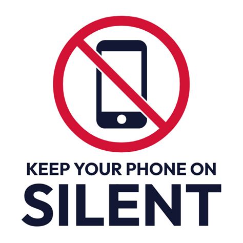 Keep Your Phone On Silent Template Postermywall