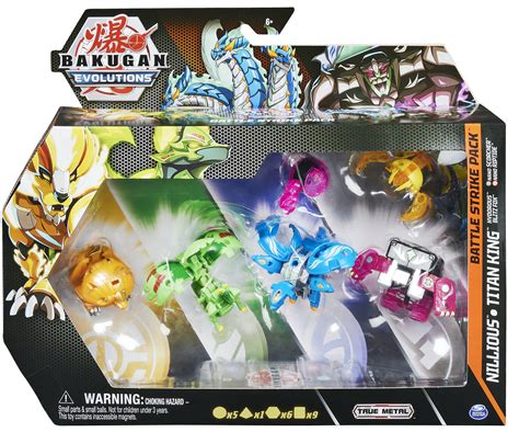 Buy Bakugan Evolutions Battle Strike Pack Nillious Titan King At