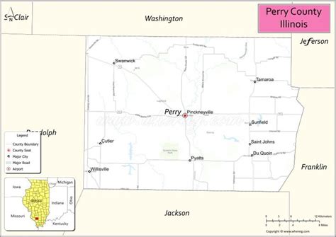 Perry County, Richland County, Illinois River, Springfield Illinois ...