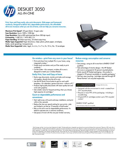 Hp Deskjet 3050 Manual