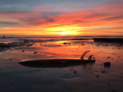 Last night at Swamis : surfing