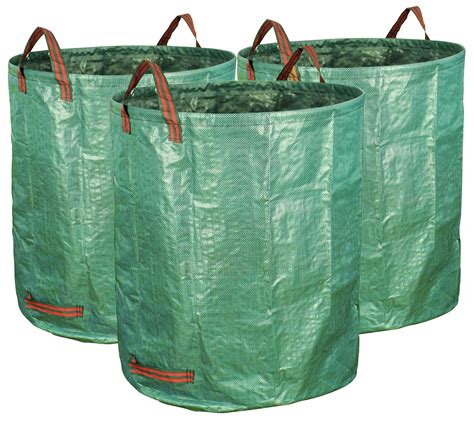 Gardzen 3-Pack 72 Gallons Garden Bag - Reuseable Heavy Duty Gardening ...