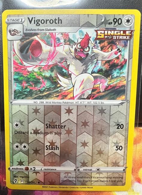 Pokemon Vigoroth Rev Holo 130 203 Evolving Skies EN Kaufen Auf