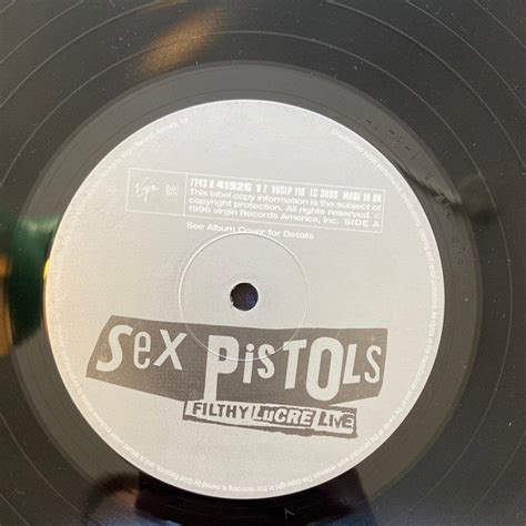 Sex Pistols Filthy Lucre Live Vinylkoll