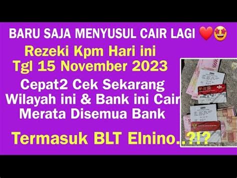 Alhamdulilah Akhirnya Cair Lagi Kartu Kks Bpnt Pkh Tahap Siang Ini