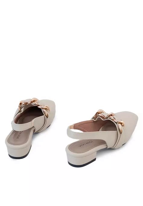 Jual Vivi Nici Vivi Nici Reine Sepatu Sandal Mules Hak Cm Cannoli