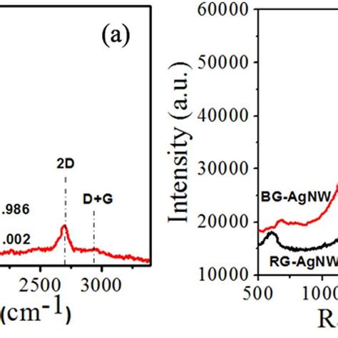 Raman Spectra Excitation Wavelength λ 532 Nm Of A Rg And Bg B Download Scientific