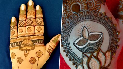 Lifestyle News Beautiful Last Minute Diwali 2022 Mehndi Designs Get