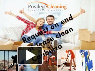 PPT Request On End Of Lease Clean Canberra PowerPoint Presentation