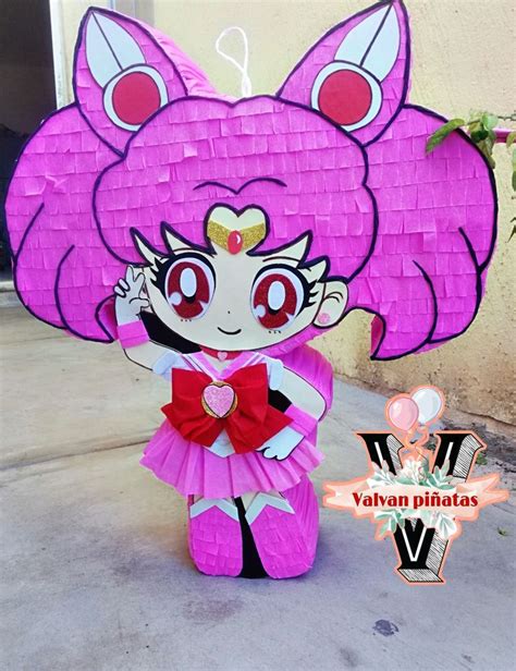 Piñata Chibi Moon Piñatas Para Niños Piñatas Originales Piñatas Faciles