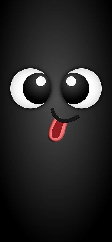 Naughty Mobile Adorable Black Cute Eyes Face Love Smile Tongue Hd Phone Wallpaper Peakpx