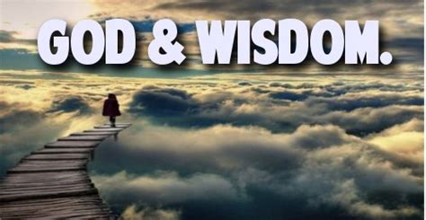 God And Wisdom