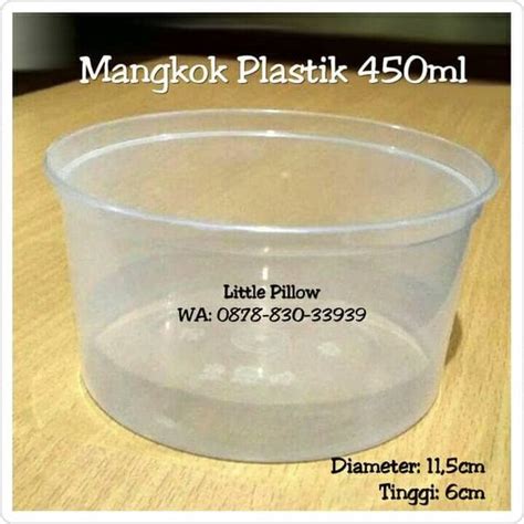 Jual Cup Plastik Ml Kepal Milo Mangkok Plastik Khusus Gojek Di