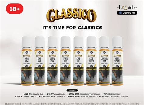 Classico Premium Ejuice 60ml Lazada Ph