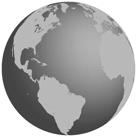 map of the world grey 4