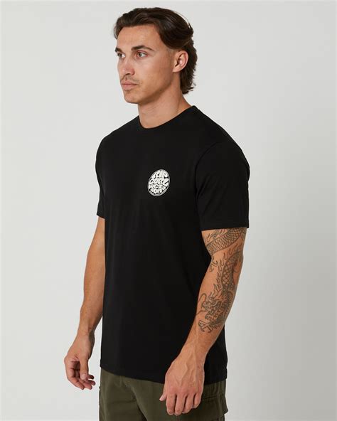 Rip Curl Wetsuit Icon Tee Black SurfStitch