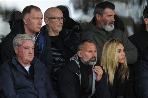 Ryan Giggs takes new girlfriend to watch Salford vs Bradford along with fellow Man Utd legends ...