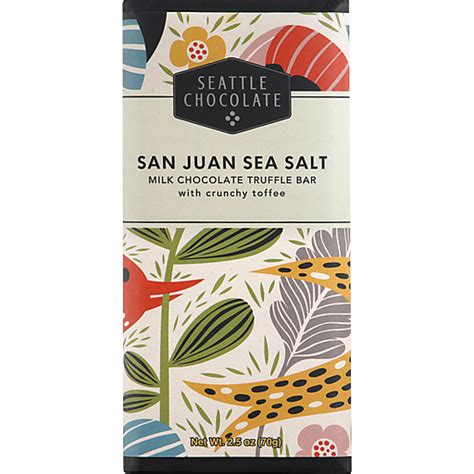 Seattle Chocolate San Juan Sea Salt Seattle Chocolates Town