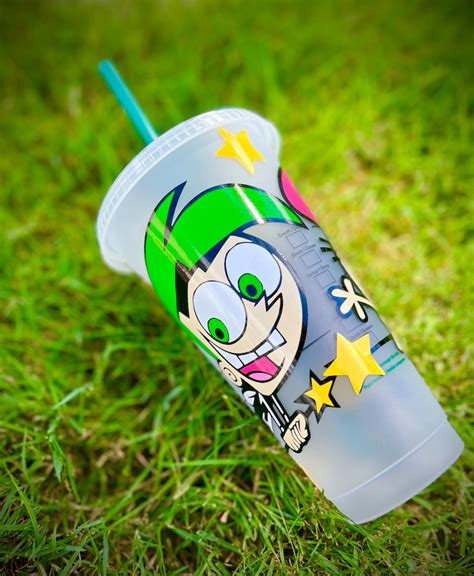 Fairly Oddparents Starbucks Tumbler Cosmo And Wanda Cup Etsy