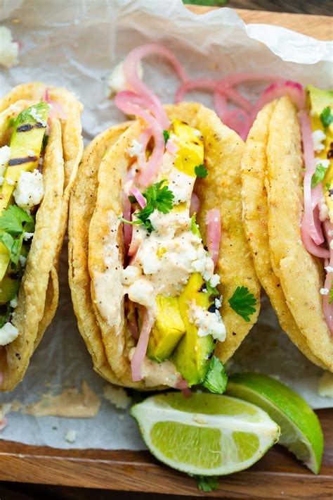 Grilled Avocado Tacos Recipe Oh Sweet Basil