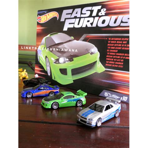 Jual Hotwheels Fast Furious Hot Wheels Special HW Bundle Giftpack Nissan Skyline GTR BNR R