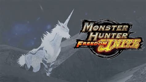 The Legendary Kirin Monster Hunter Freedom Unite Psp Youtube