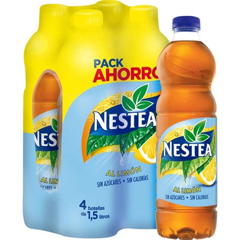 Refresco De T Al Lim N Sin Az Car Light Pack Botellas L Nestea