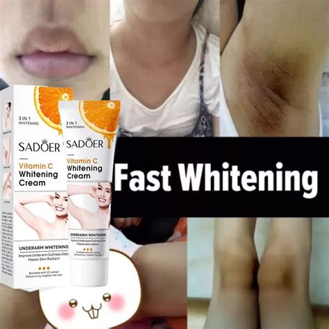 SADOER Underarm Whitening Bleaching Cream 50G Private Parts Armpit