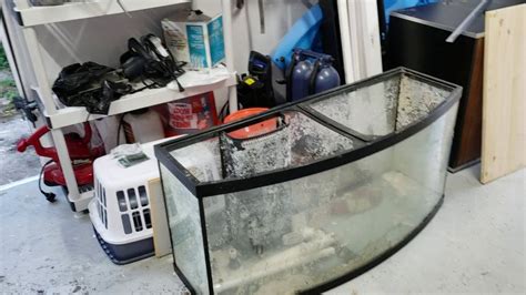 72 Gallon Bowfront Stand Build Part 1 YouTube