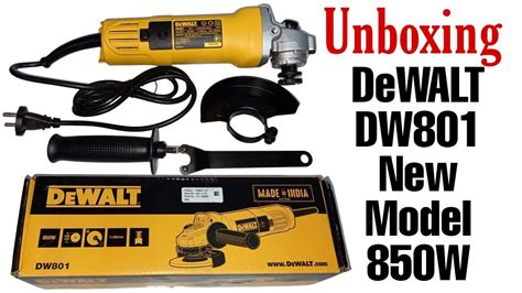 Dewalt Dw W Angle Grinder Unboxing And Review Youtube