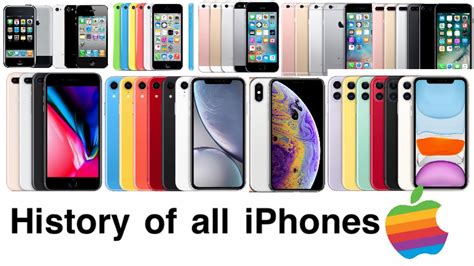 History Of Apple Iphones All Of Iphones Generations Of Iphones