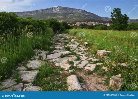 Ruins In Salona Solin Ancient Roman Capital Of Dalmatia Split