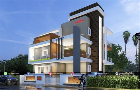 Panash Designs Three Storey House