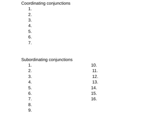 Grammar Conjunctions Quiz Flashcards Quizlet