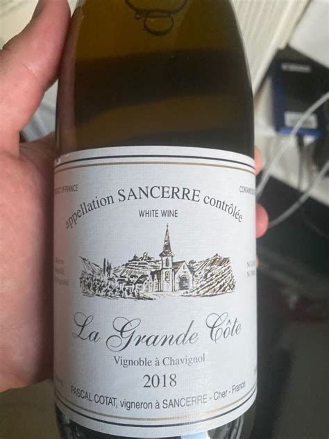 2018 Domaine Pascal Cotat Sancerre La Grande Côte France Loire Valley