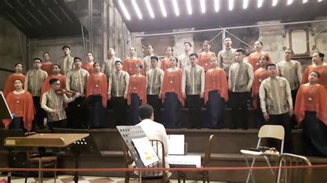 Nikko Villanueva Bless Us O Lord Kammerchor Manila Youtube