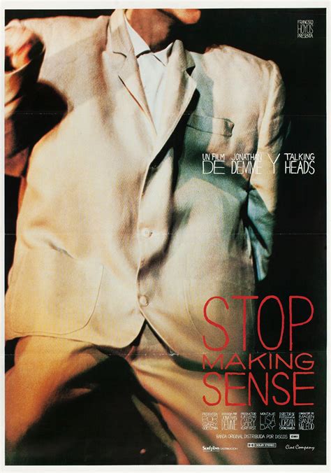 Stop Making Sense 1984 Argentine Poster - Posteritati Movie Poster Gallery