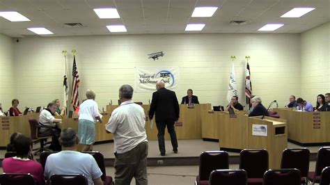 Village Of Machesney Park Board Of Trustees Meeting Youtube