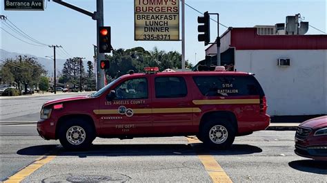 LACoFD Battalion 16 Reserve Responding Code 3 YouTube