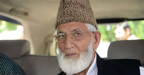 Syed Ali Shah Geelani Dies At 92 In Jammu And Kashmir