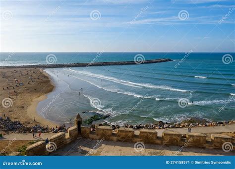 Beach of Rabat Morocco editorial photo. Image of muslim - 274158571