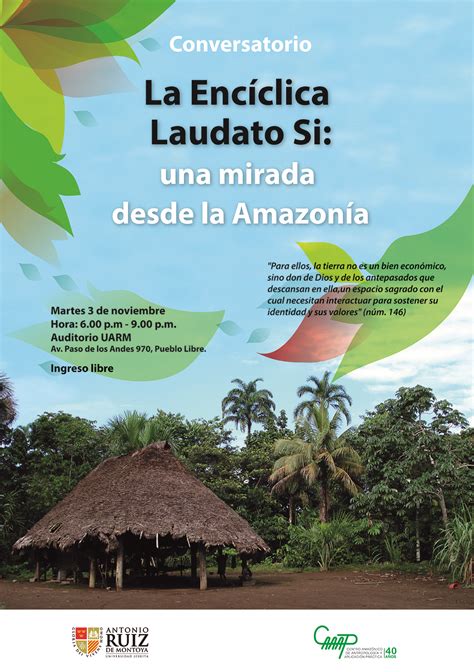 La Encíclica Laudato Si Una mirada desde la Amazonía Centro