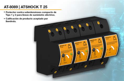 Nuevo Protector De Sobretensiones Atshock T Con Certificaci N De