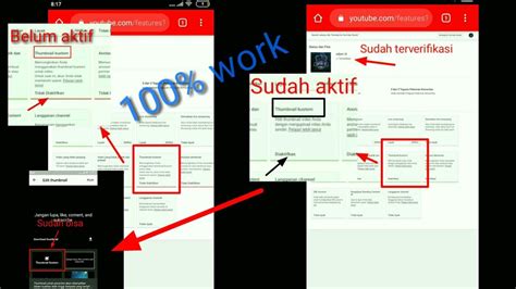 Cara Verifikasi Akun Youtube Dan Mengaktifkan Thumbnail Di Hp Android