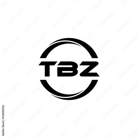 TBZ Letter Logo Design With White Background In Illustrator Cube Logo