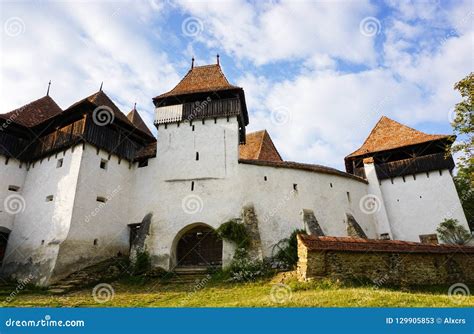 Viscri Fortified Medieval Church Stock Image - Image of fortified ...