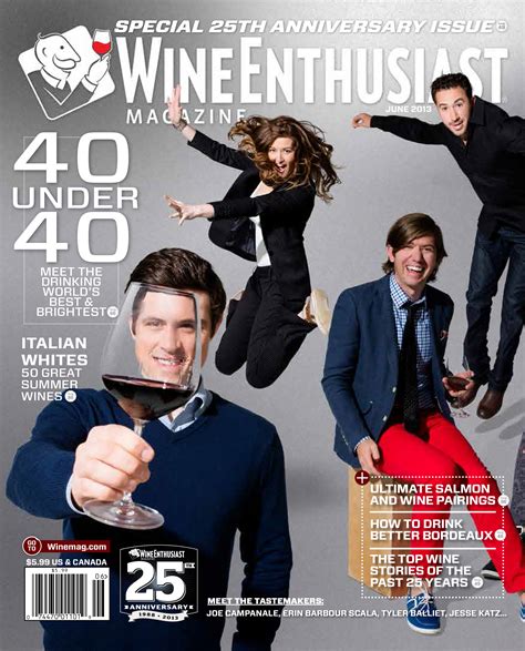 Wine Enthusiast's 25th Anniversary Issue Cover - Wine Enthusiast